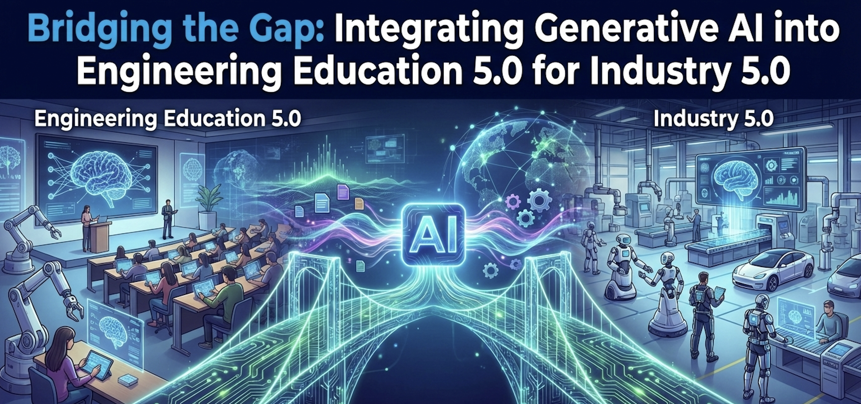 Bridging the Gap: Integrating Generative AI into Engineering Education 5.0 for Industry 5.0